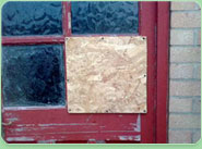 boarded up Tynemouth